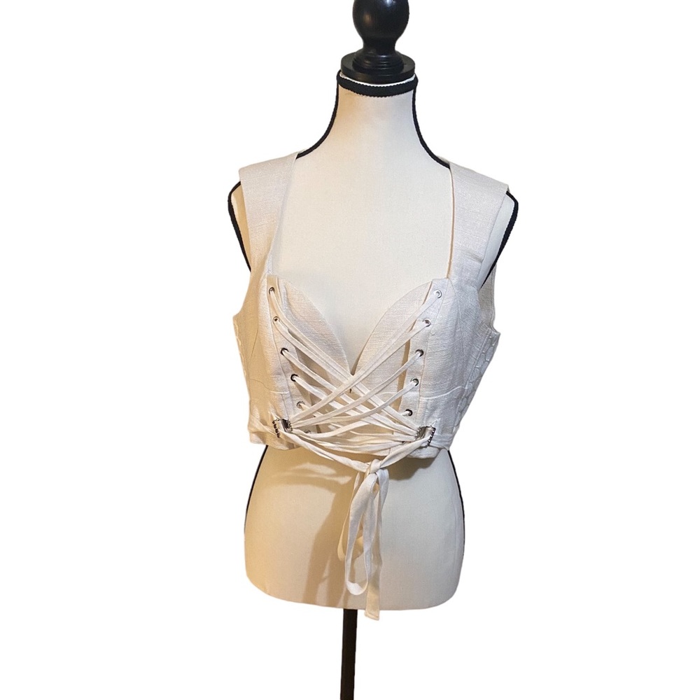 RARE Zimmermann White Corset Vest 🕊️✨🪐